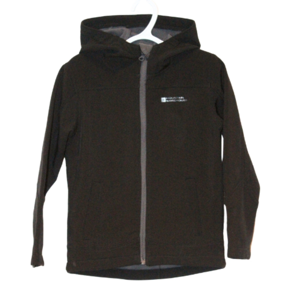 2/$20 🏷 Mountain Warehouse Black Soft Shell Jacket Size 5/6